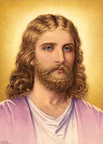 Portrait of Jesus Christ by Charles Sindelar